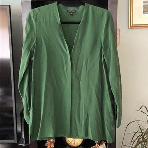 Eileen Fisher Green Silk top